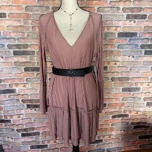 Free People mini dress. Pink. Size S. Oversized. Brand new.